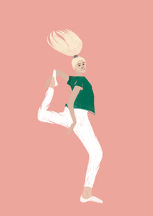 Street Dance Girl Greeting Card