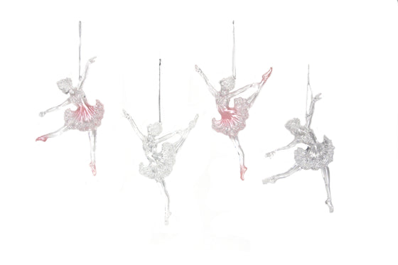 Clear/ Pink Acrylic Ballerina