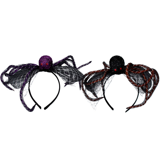 Black Spider/ Net Hairband