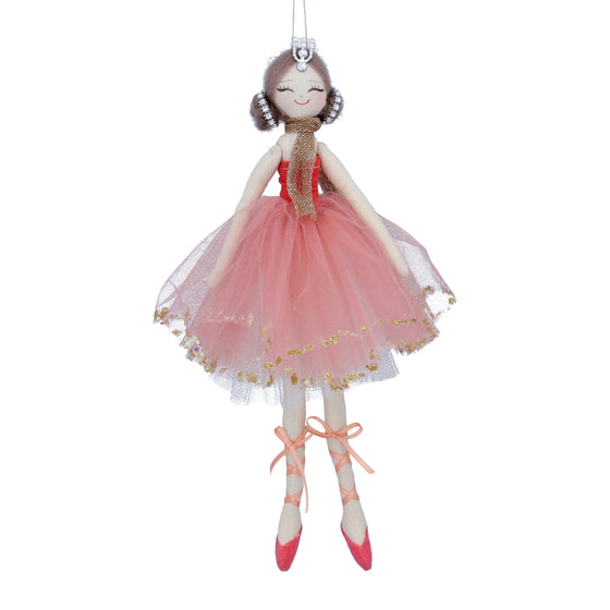 Pink Net/ Fabric Ballerina