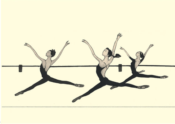 Ballet Class Greeting Card