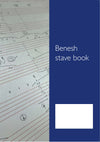 A4 Benesh 8 Stave notebook