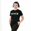 'DANCE' T-shirt Black