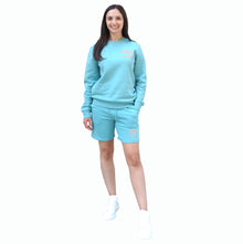  Organic Cotton Unisex shorts Duck egg blue