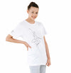 Organic Cotton Line Drawing T-Shirt White