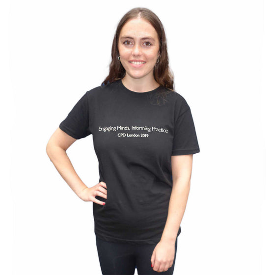 Engaging Minds, Informing Practice CPD T-shirt Black
