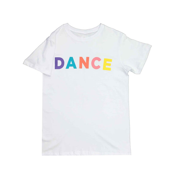 'DANCE' Childs T-Shirt White