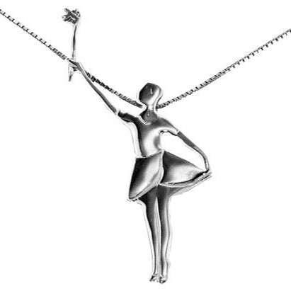 White Gold Pendant - Pre-Primary in Dance