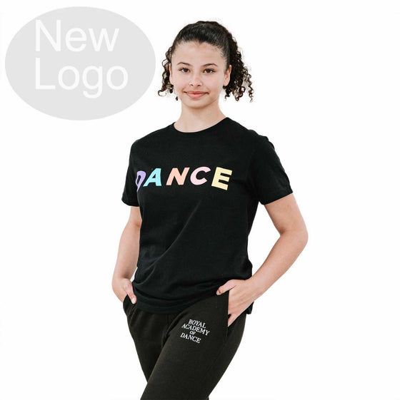 'DANCE' T-shirt Black