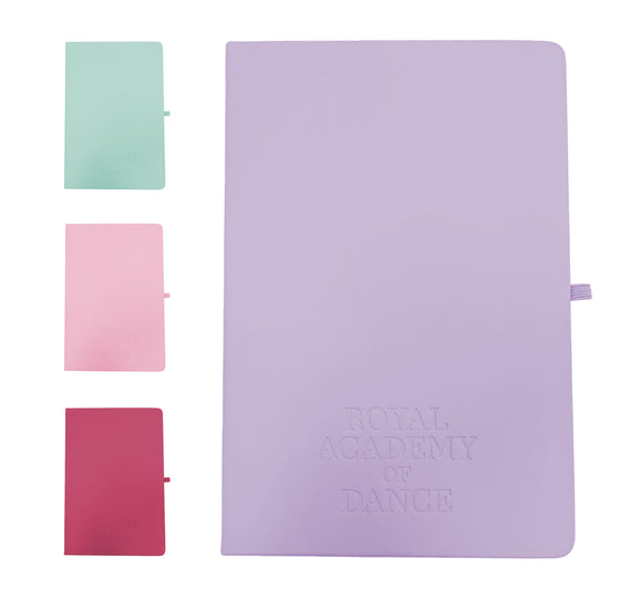 RAD New Logo A5 Pastel Notebook (MULTIPLE COLOURS AVAILABLE)