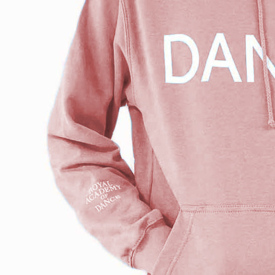 'DANCE' Hoodie Dusky Pink