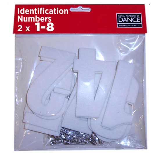 Royal Academy of Dance Class Awards ID Numbers 1-8